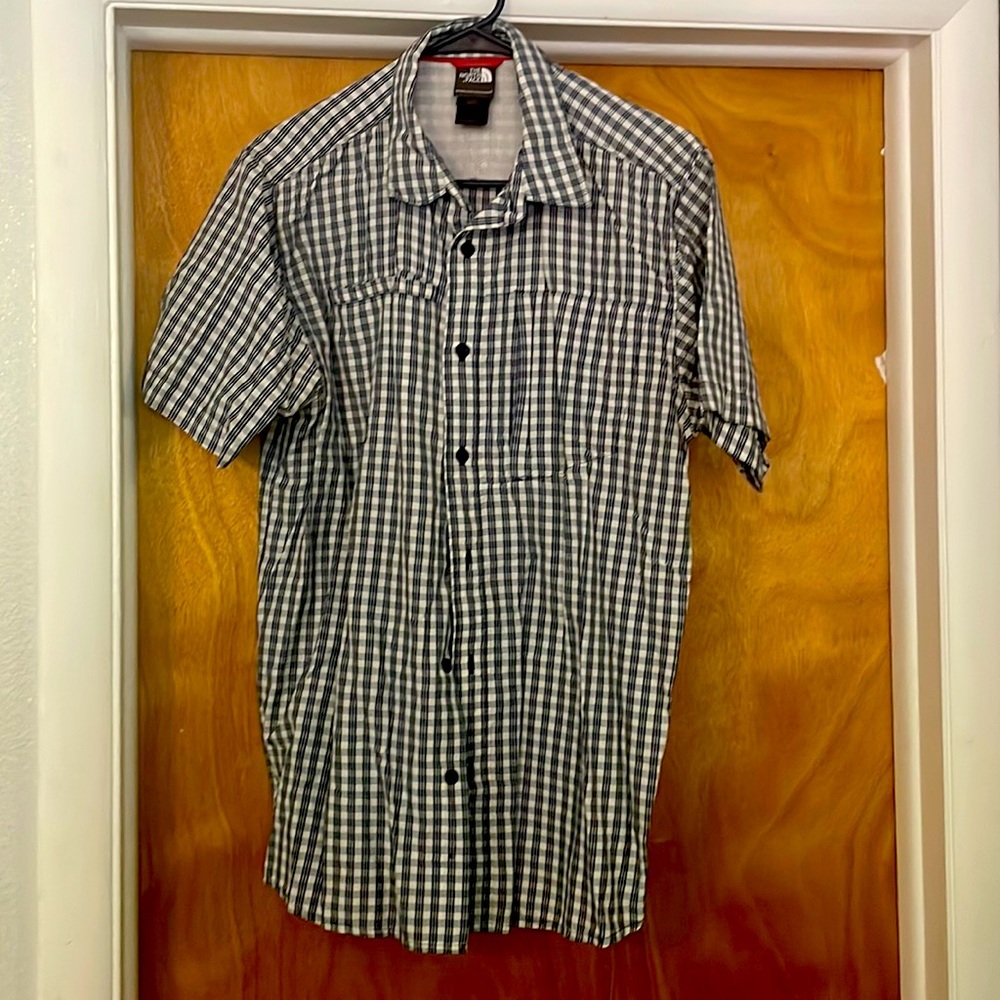 Mens North Face Button Up